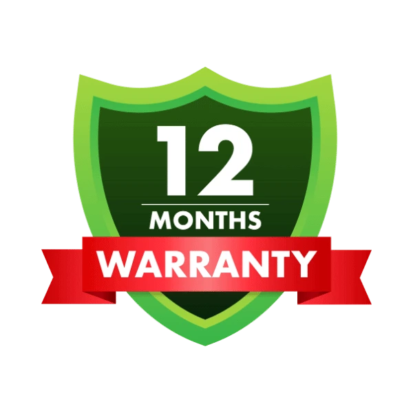 12 month warranty